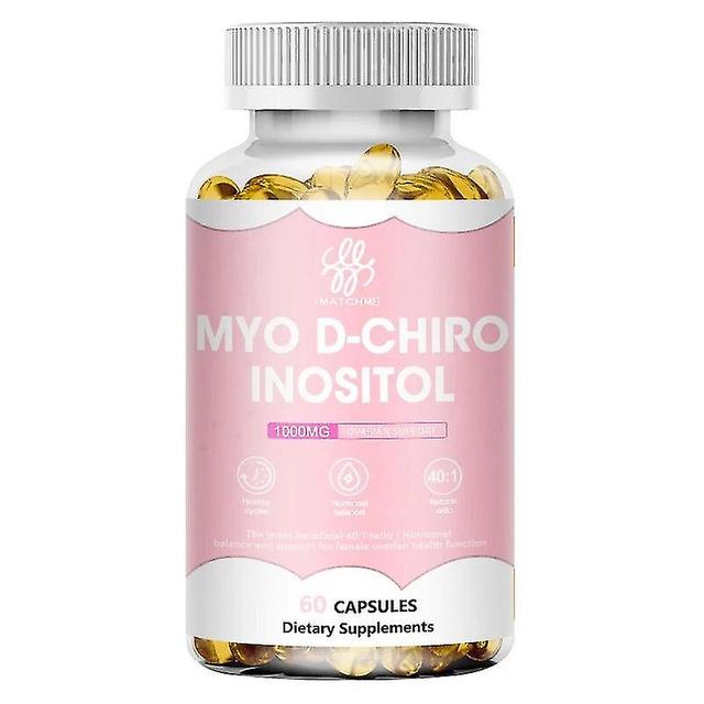 La cápsula de inositol Myo-inositol y d-chiro con folato apoya el equilibrio hormonal y la función ovárica, suplementos de fertilidad para mujeres ... on Productcaster.