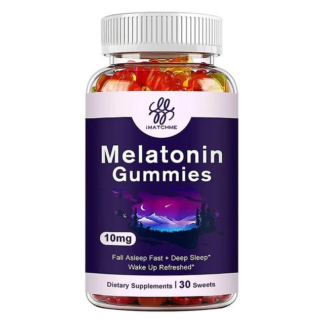 iMATCHME 10Mg Melatonin Gummies Vitamin B6 Relieve Stress Sleep Better Calm Your Mind for AdultsTIB TIB . 30pcs on Productcaster.