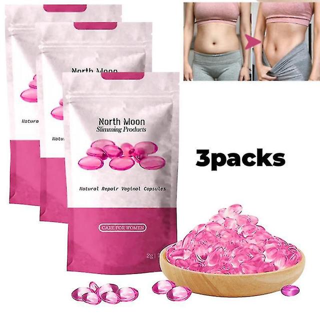 3packs Huile De Poisson De Lune Du Nord Minceur Capsule Douce Raffermissant Et Amincissant Façonnant L’abdomen Et Minceur Taille Massage Capsule D’... on Productcaster.