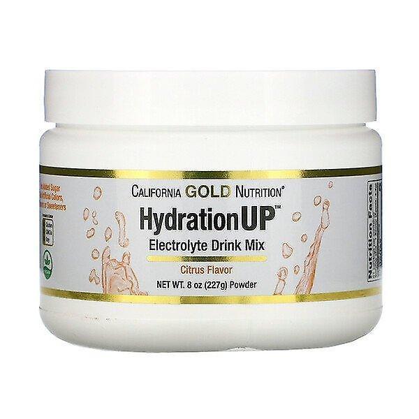 California Gold Nutrition, HydrationUP, Electrolyte Drink Mix Powder, Cítricos, 8 oz (227 g) on Productcaster.