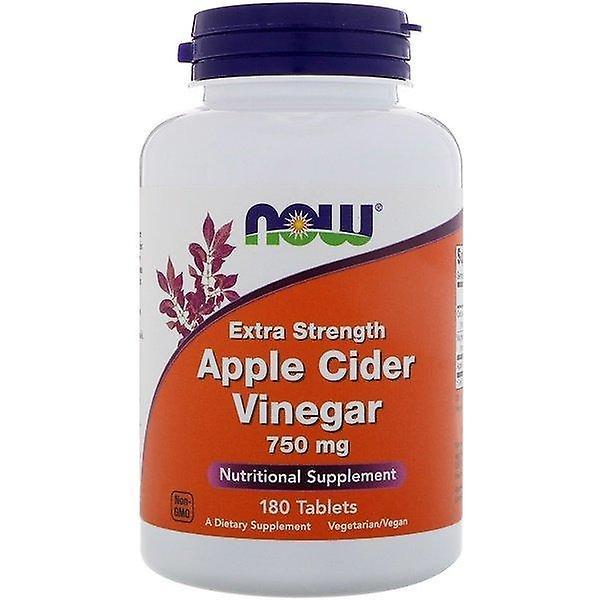 Now Foods, Apple Cider Vinegar, Extra Strength, 750 mg, 180 Tablets on Productcaster.