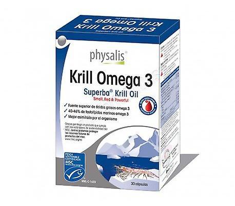 Physalis Krill Omega-3 30 Capsules 5412360003372 on Productcaster.