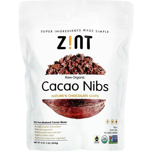 ZINT, Raw Organic Cacao Nibs, 16 oz (454 g) on Productcaster.