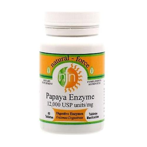 Nutri-Force papaya enzymes 60 chewable tablets on Productcaster.