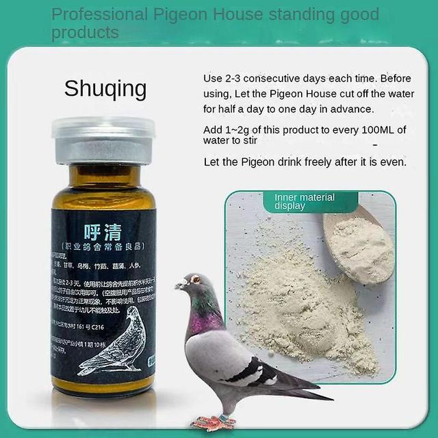 Rion Pigeon Respiratory Tract Parrot Birds Cough Asthma Breathing Difficulties Open Mouth Snoring Nutritional Supplement 10g on Productcaster.