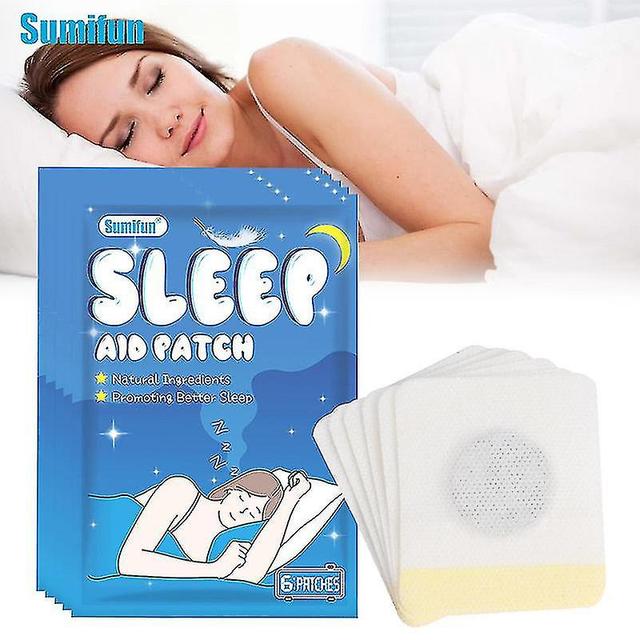 6-120pcs Sleep Aid Patch Improve Sleep Quality Sticker Relieve Anxiety Stress Relax Brain Treat Insomnia Chinese Herbal Plaster on Productcaster.