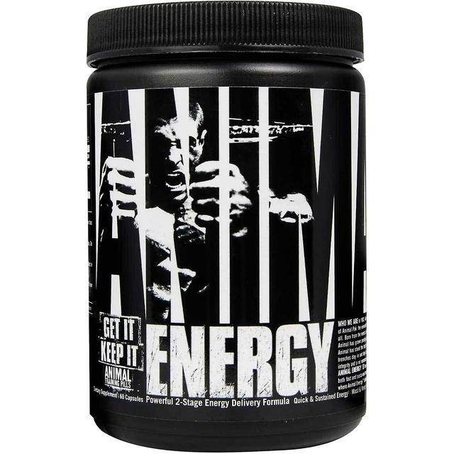 Universal Nutrition Animal Energy - 60 Capsules - Enhanced Focus and Mood on Productcaster.