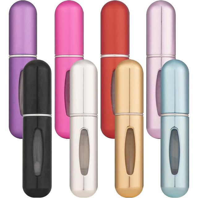 Dayhe Pakke med 8x 5 ml Mini Perfume Atomiser flasker, bærbare, påfyllbare, tomme, med vindu for reise veske on Productcaster.