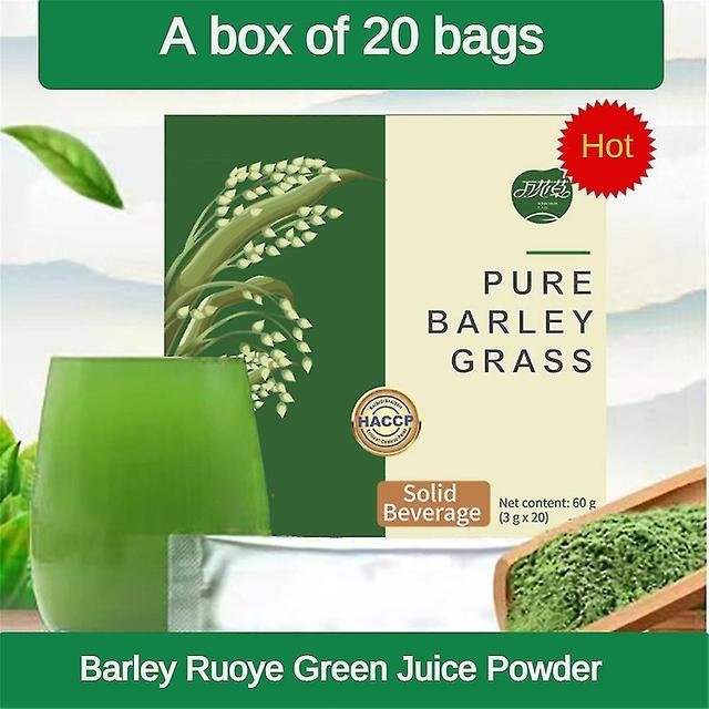 2pcs Organic Barley Grass Juice Powder Superfood Greens Mix For Digestion Support on Productcaster.