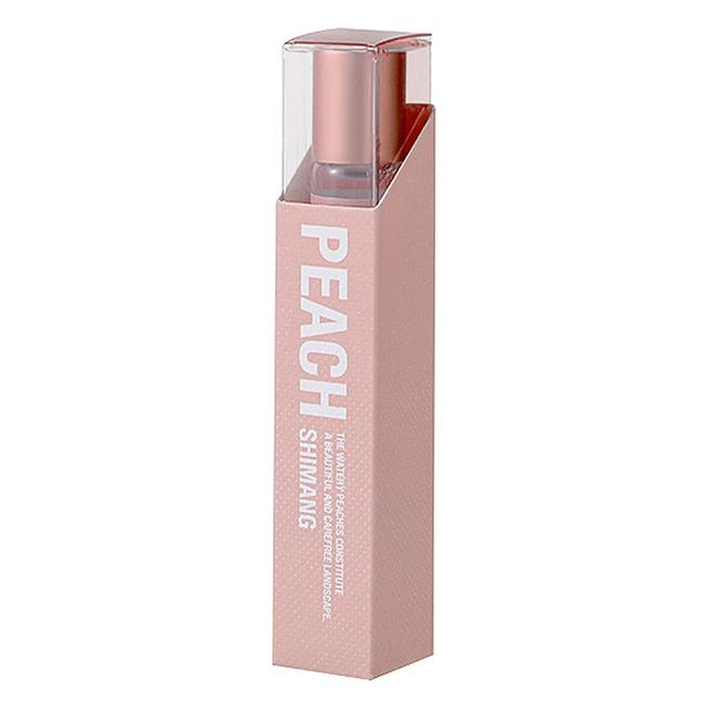 Pocket Perfume, Light Female Long-lasting Portable Perfume, 10ml Atomizer Spray Bottle With Rolling Ball Fragrance Peach Pink on Productcaster.