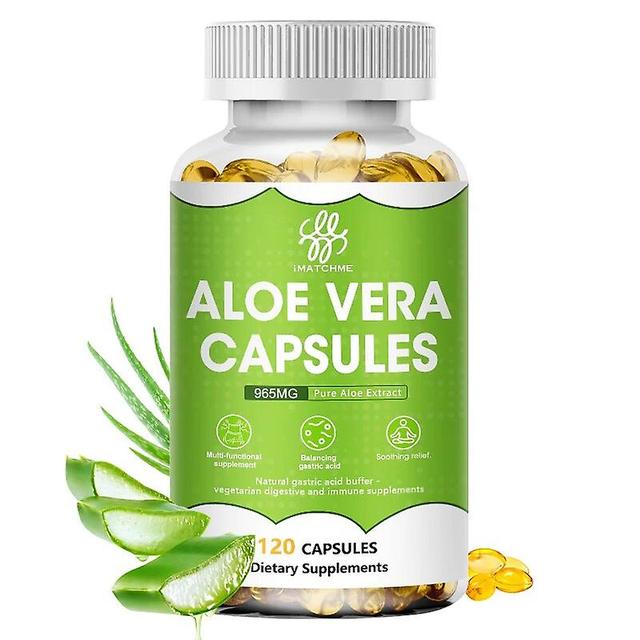 Visgaler Prémiový prírodný doplnok z aloe vera - Zdravie tráviacej sústavy a regulácia hmotnosti Bezlepkové kapsuly bez GMO -120 (každá 25mg) 1 fľa... on Productcaster.