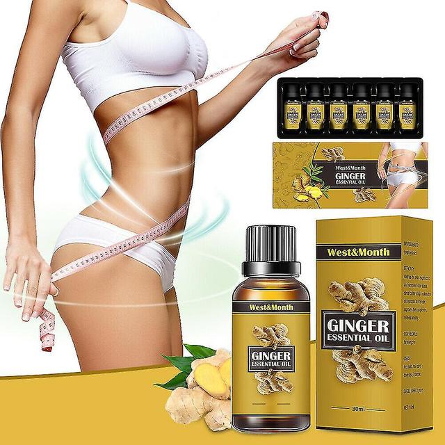 Lymph Detoxification Ginger Oil Belly Drainage Ginger Lymphatic Drainage Massage 10mlX1Pcs on Productcaster.