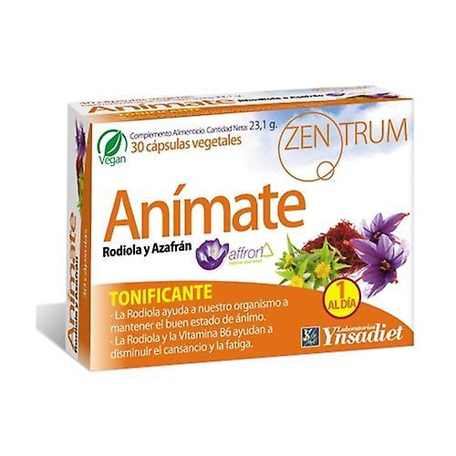 Zentrum Cheer up (Rodiola and Affron Saffron) 30 vegetable capsules of 770mg on Productcaster.