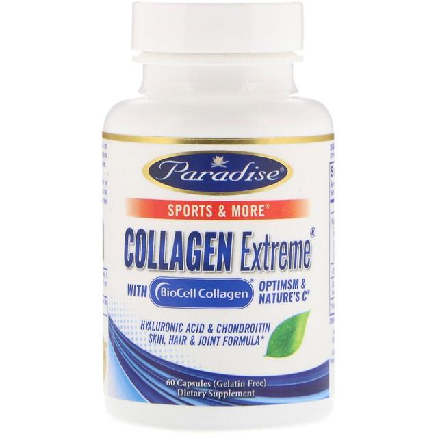 Paradise Herbs Paradise Urter, Kollagen Extreme med BioCell Collagen, 60 Kapsler on Productcaster.