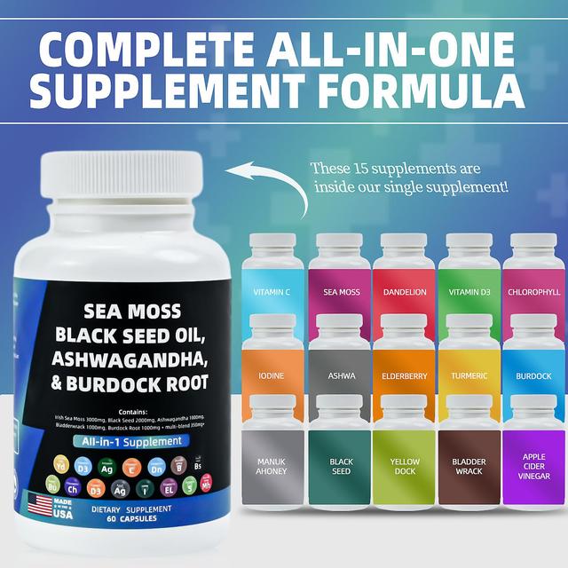 60 seaweed capsules sea moss capsules seaweed capsules 2pc on Productcaster.