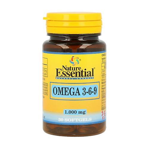 Nature Essential Omega 3-6-9 30 softgels of 1000mg on Productcaster.