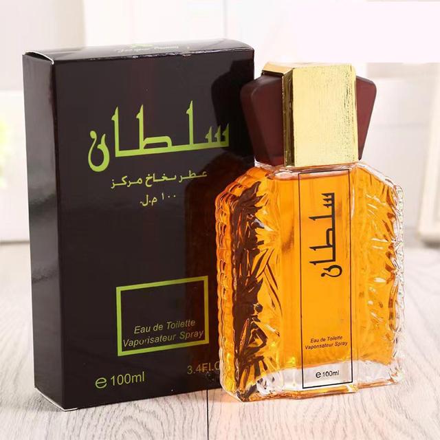 Arabian Perfumes for Men, Sultan Eau de Toilette Dubai Retro Mens Fragrances Concentrated Long Lasting Arabes Perfume 100ml black-1pc on Productcaster.