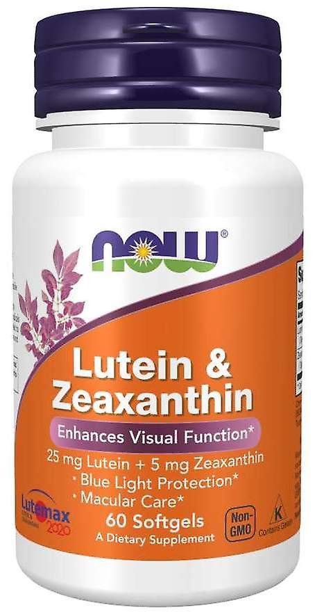 NOW Foods Nå Matvarer Lutein & Zeaxanthin 60 Softgels 733739030641 on Productcaster.