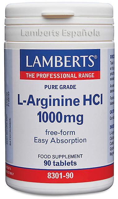 Lamberts L-Arginine HCl 90 Compresse 1000 mg on Productcaster.