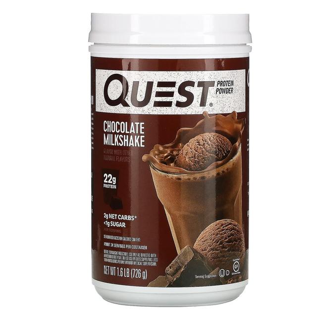 Quest Nutrition, Proteine in polvere, Milkshake al cioccolato, 1,6 libbre (726 g) on Productcaster.