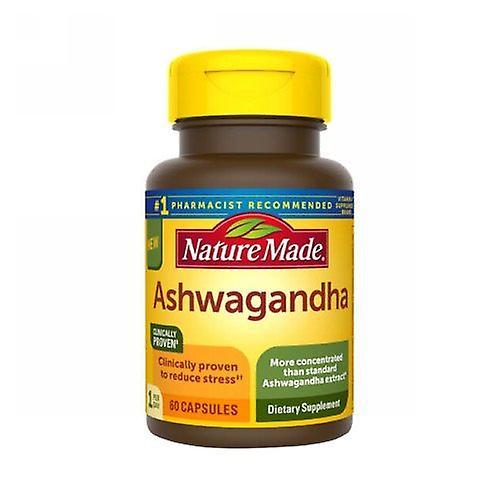 Nature Made Ashwagandha hecha por la naturaleza, cuenta 60 (paquete de 3) on Productcaster.