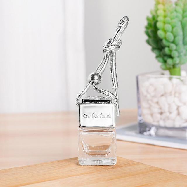 Car Air Freshener Empty Bottle Pendant Refillable Perfume Hanging Glass Bottle Transparent Diffuser Pendant Car Accessories on Productcaster.