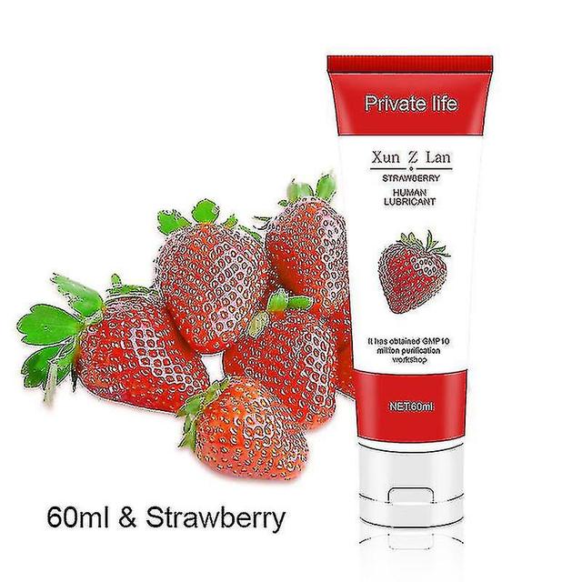 Lubrificante sabor fruta para óleo de massagem sexual oral anal sexo lubrificante óleo Strawberry on Productcaster.