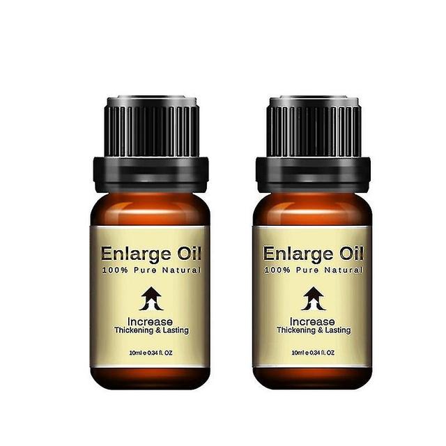 2pcs Sex Enlargement Essential Oil Bigger Longer Delay Sex Products For Men 10ml on Productcaster.