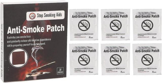 30/60pcs Stop Smoking Aid Patches, Safety Herbal Extract Stickers For Smoking Cessonation, Easy To S on Productcaster.