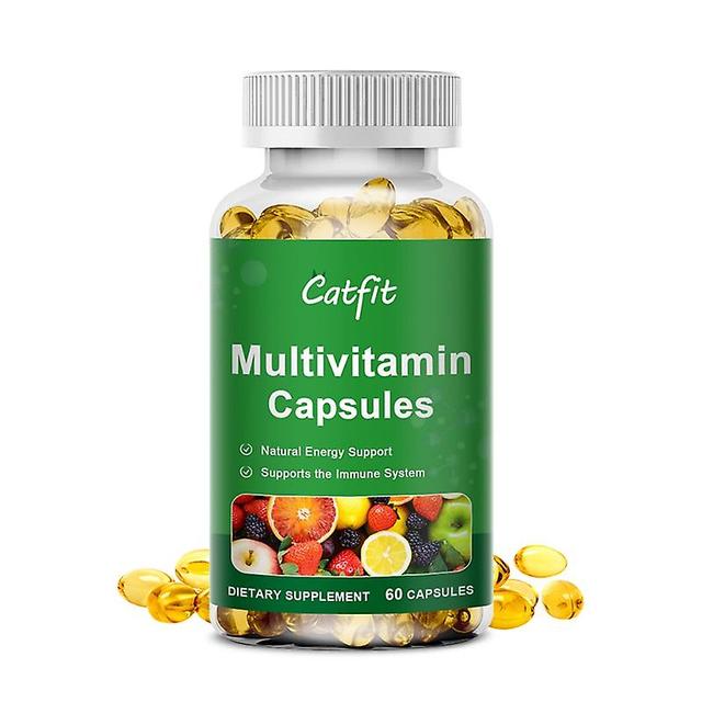 Eccpp Catfit Multivitamin Capsules Vit A Vb Vc Vd Ve Improve Energy Performance Heart Joint Health Vitaminas Supplements For Men&women 60 pcs on Productcaster.