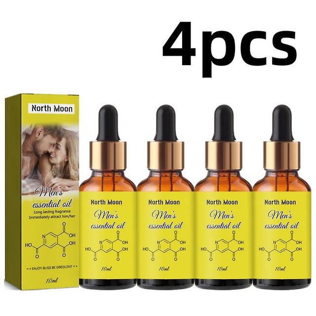 Pheromone Fragrance Oil Body Essential Oil Long Lasting and Addictive Personal Body Oil for Attracting Men and Women 10ML 4pcs on Productcaster.