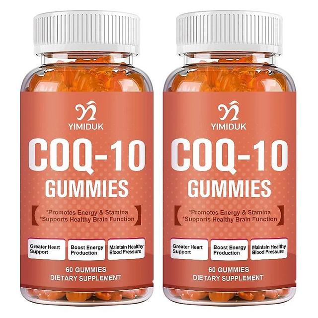 Sofirn COQ10 Coenzyme Q10 Zinc Gummies, Vitamin B3 Supports Heart & Blood Vessels Health and Cellular Energy Production Liver Detox 2 Bottles on Productcaster.