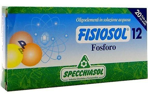 Specchiasol Fisiosol 12 Phosphorus 20 Ampoules on Productcaster.