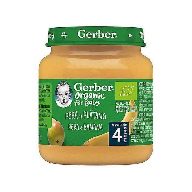 Gerber organic pear & banana jar 125g on Productcaster.