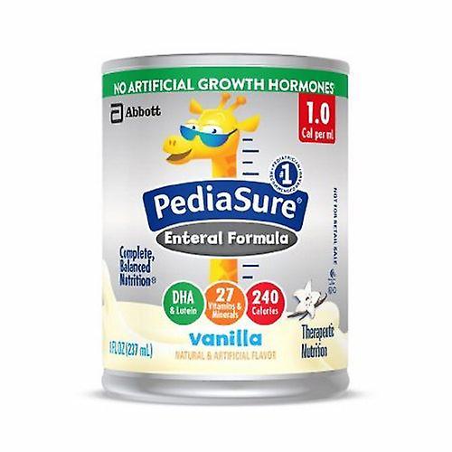 Pediasure Standard Sondennahrungsformel PediaSure 8 oz. Dose zum Aufhängen von Vanille im Alter von 1 bis 13 Jahren, Anzahl von 24 (Packung mit 2) on Productcaster.