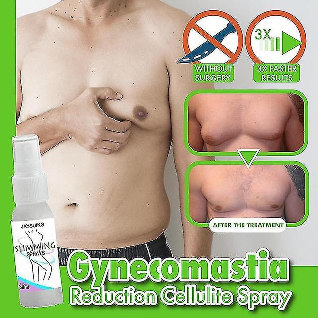 2pcs Gynécomastie Cellulite Réduction Spray Muscle Accélération Durcissement Sprayer Extraits Naturels Resserrer Poitrine Muscle Fitness on Productcaster.