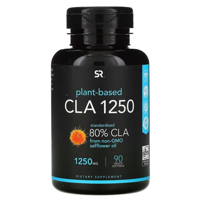 Sports Research, Plant Based CLA 1250, 1,250 mg, 90 Veggie Softgels on Productcaster.