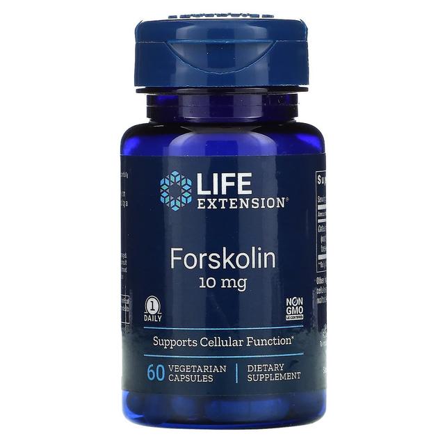 Life Extension Livsforlængelse, Forskolin, 10 mg, 60 Vegetariske Kapsler on Productcaster.