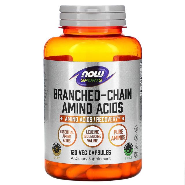 NOW Foods, Sports, Branched-Chain Amino Acids, 120 Veg Capsules on Productcaster.