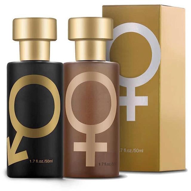 Golden Lure Pheromone Perfume For Men Attract Women, Romantic Pheromone Glitter Perfume, Pheromones Cologne Perfume Spray Xuanshang 1 Set on Productcaster.