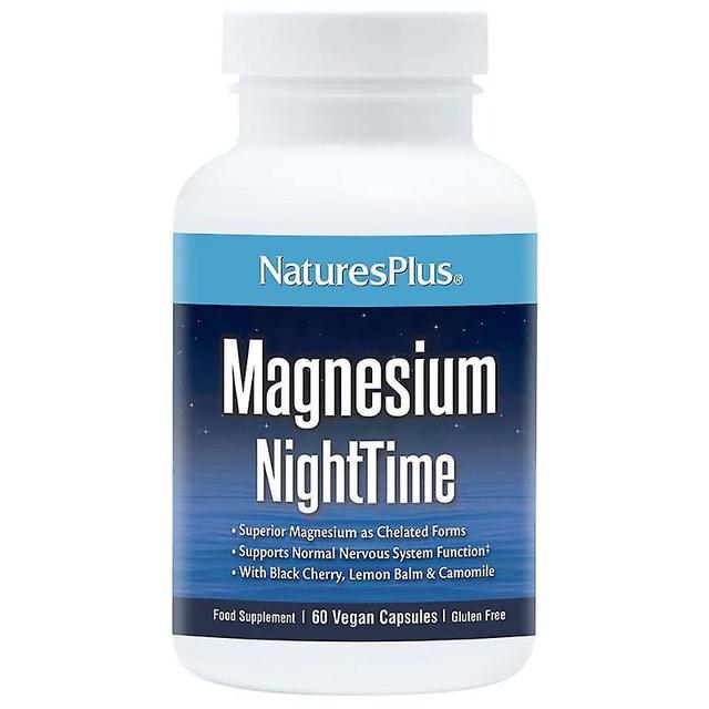 Nature's Plus Magnesium Nighttime Caps 60 (33601) on Productcaster.