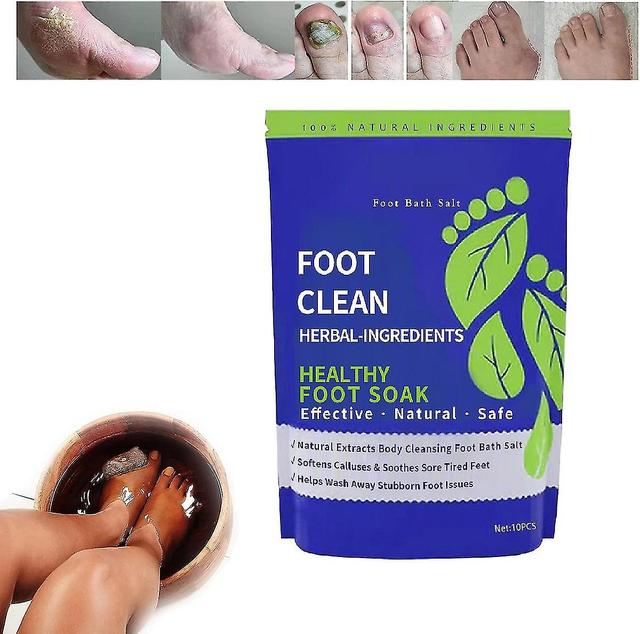 Herbal Detox Cleansing Foot Care Pack, Natural Herbal Cleansing Foot Soak, Lindra paronychia &; Trötthet, Främjar blodcirkulationen 2Box - 20st on Productcaster.