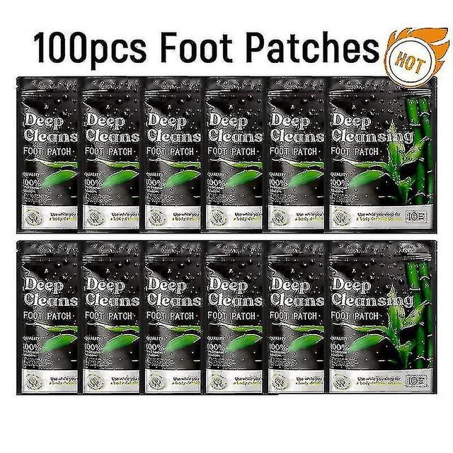 Lriny 100/20 Pcs Detox Foot Patches travesseiros para alívio do estresse e sono profundo do corpo 100pcs on Productcaster.