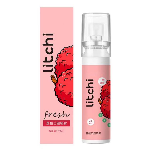 Pêssego Probióticos Spray Oral, Fresco Oral Remover Mau Hálito Dentes Clareamento Natural Fruta Sabor Oral Para Encontro de Namoro Lichia on Productcaster.