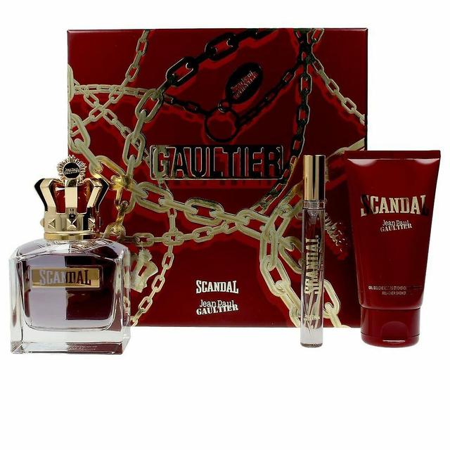 Men's Perfume Set Jean Paul Gaultier EDT Scandal 3 Pieces on Productcaster.