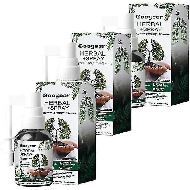 3x Respinature Herbal Lung Cleanse Mist-poderoso suporte pulmonar, 30ml Herbal Spray on Productcaster.