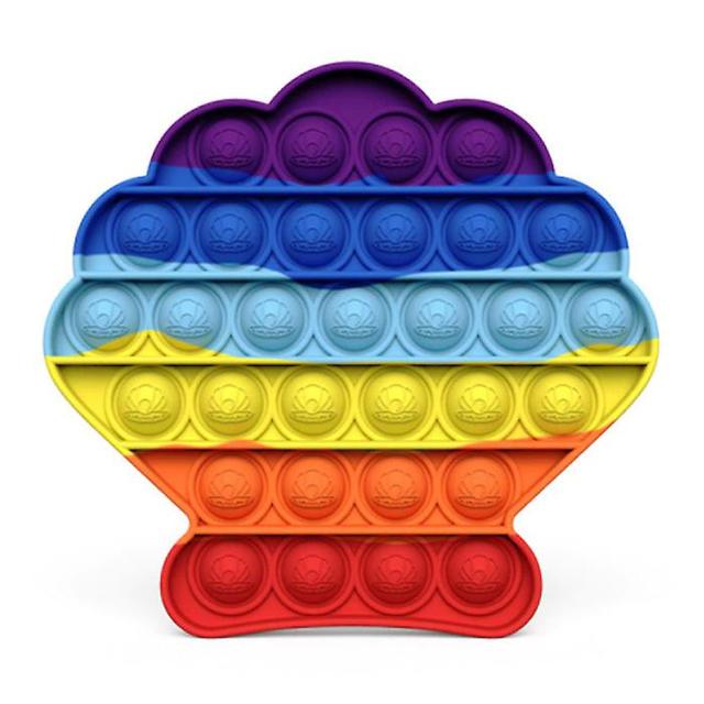 Stuff Certified Stuff Certified Pop It - Fidget Anti Stress Toy Bubble Toy Silicone Shell Rainbow on Productcaster.