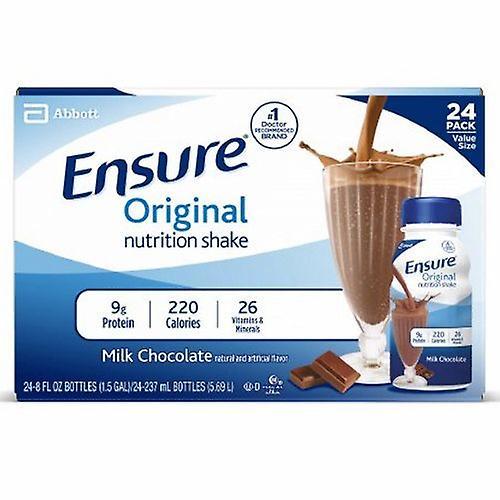 Ensure Oral Supplement Chocolate Flavor, Count of 24 (Pack of 2) on Productcaster.