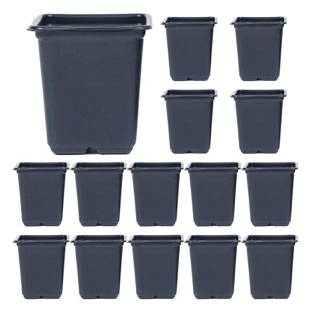 Grow Cups Soft Reusable Nursery Pot, Garden Wear-resistant Plastic For Durable Planting Of Flowers And Vegetables - 7cm Nutrition Bowl/15 Pieces Bl... on Productcaster.