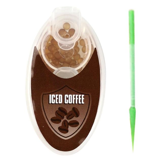 Iced Coffee Capsules For Cigarettes Explosion Beads Ball Capsule Cigarette Capsules Includes 100pcs Burst Beads on Productcaster.